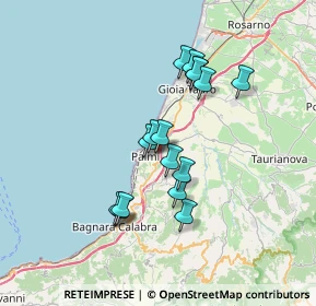 Mappa Via Antonino Fondacaro, 89015 Palmi RC, Italia (6.4725)