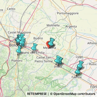 Mappa Via Coralupi Sante, 40059 Medicina BO, Italia (18.2515)
