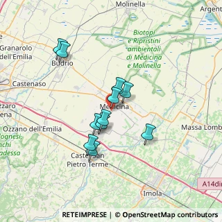 Mappa Via San Paolo, 40059 Medicina BO, Italia (5.80909)