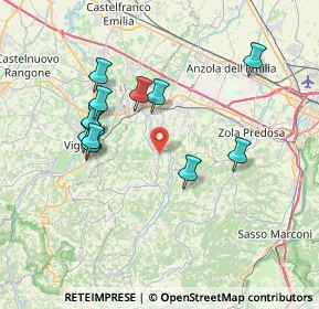 Mappa Viale della Costituzione, 40053 Valsamoggia BO, Italia (7.08833)