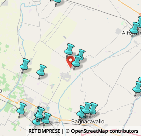 Mappa Via Molino, 48032 Fusignano RA, Italia (6.026)