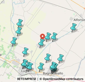 Mappa Via Molino, 48032 Fusignano RA, Italia (5.058)