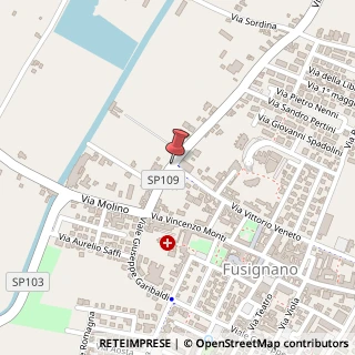 Mappa Via Fornace,  20, 48010 Fusignano, Ravenna (Emilia Romagna)