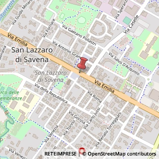 Mappa Via Emilia,  165, 40068 San Lazzaro di Savena, Bologna (Emilia Romagna)