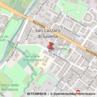 Mappa Via della Repubblica, 18, 40068 San Lazzaro di Savena, Bologna (Emilia Romagna)