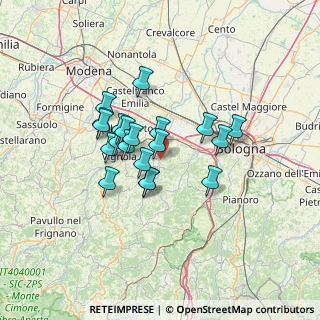 Mappa Via Palazzetto, 40053 Valsamoggia BO, Italia (10.4495)