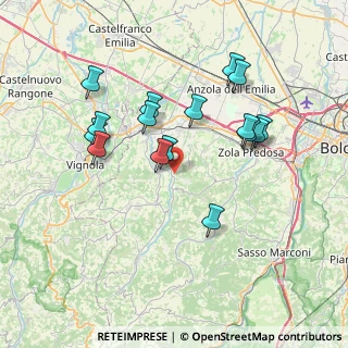 Mappa Via Palazzetto, 40053 Valsamoggia BO, Italia (7.12313)