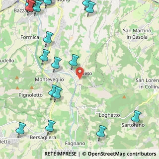 Mappa Via Palazzetto, 40053 Valsamoggia BO, Italia (3.5)