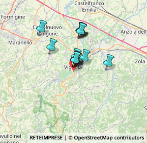 Mappa VIA RUBICONE, 41056 Savignano sul Panaro MO, Italia (4.49133)