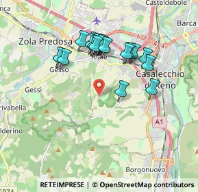 Mappa Via Galluzzo, 40033 Casalecchio di Reno BO, Italia (1.699)