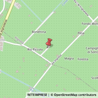 Mappa Via Frignanese Impresa Mancini, 7/A, 41058 Vignola, Modena (Emilia Romagna)