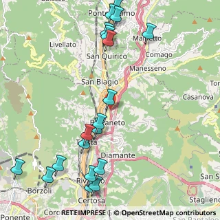 Mappa Via Campodonico, 16162 Genova GE, Italia (2.76368)
