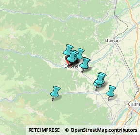 Mappa Via Stefano Revelli, 12025 Dronero CN, Italia (3.76667)