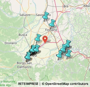 Mappa Via Fossano, 12040 Montanera CN, Italia (13.702)