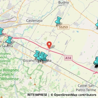 Mappa Via del Lavoro, 40064 Ozzano dell'Emilia BO, Italia (7.433)