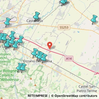 Mappa Via del Lavoro, 40064 Ozzano dell'Emilia BO, Italia (6.409)