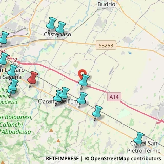 Mappa Via del Lavoro, 40064 Ozzano dell'Emilia BO, Italia (5.786)