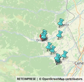 Mappa Via Montemale, 12025 Dronero CN, Italia (6.10545)