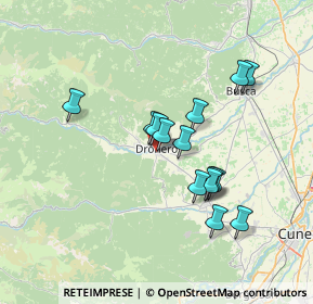 Mappa Via Montemale, 12025 Dronero CN, Italia (6.25929)