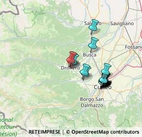 Mappa Via Bisalta, 12025 Dronero CN, Italia (12.7075)