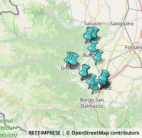 Mappa Via Bisalta, 12025 Dronero CN, Italia (11.139)