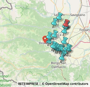 Mappa 12025 Dronero CN, Italia (12.4245)