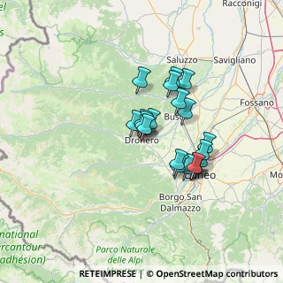 Mappa 12025 Dronero CN, Italia (10.62)