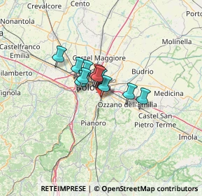 Mappa Via Ludwig Van Beethoven, 40141 Bologna BO, Italia (7.38091)