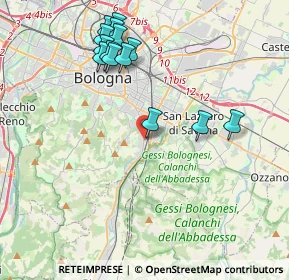 Mappa Via Ludwig Van Beethoven, 40141 Bologna BO, Italia (4.245)