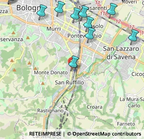 Mappa Via Ludwig Van Beethoven, 40141 Bologna BO, Italia (3.382)