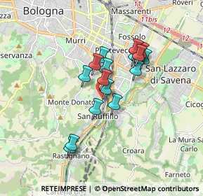 Mappa Via Ludwig Van Beethoven, 40141 Bologna BO, Italia (1.37706)
