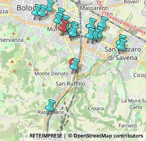 Mappa Via Ludwig Van Beethoven, 40141 Bologna BO, Italia (2.2365)