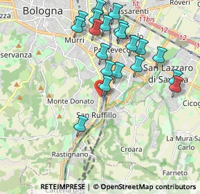 Mappa Via Ludwig Van Beethoven, 40141 Bologna BO, Italia (2.043)