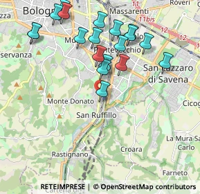 Mappa Via Ludwig Van Beethoven, 40141 Bologna BO, Italia (2.14)