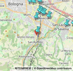 Mappa Via Ludwig Van Beethoven, 40141 Bologna BO, Italia (2.864)