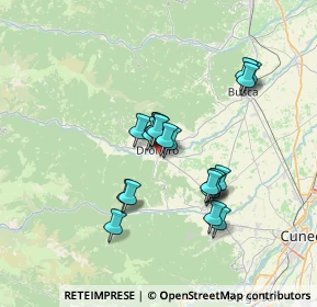 Mappa Viale Stazione, 12025 Dronero CN, Italia (5.8665)