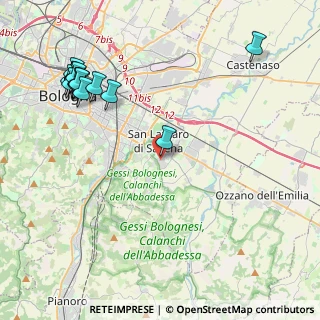 Mappa Via Montefiorino, 40068 San Lazzaro di Savena BO, Italia (5.46625)