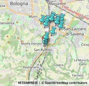 Mappa Via Giovanni Sebastiano Bach, 40141 Bologna BO, Italia (1.38071)