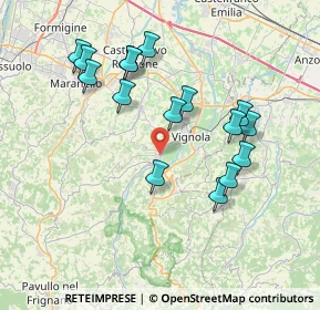 Mappa Via Giuseppe di Vittorio, 41054 Marano Sul Panaro MO, Italia (7.44)