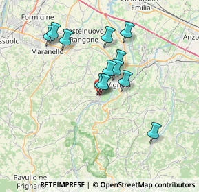 Mappa Via Giuseppe di Vittorio, 41054 Marano Sul Panaro MO, Italia (6.17917)