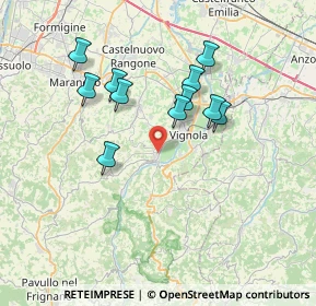 Mappa Via Giuseppe di Vittorio, 41054 Marano Sul Panaro MO, Italia (6.56909)