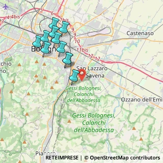 Mappa Via Giulio Gaist, 40139 Bologna BO, Italia (4.25091)