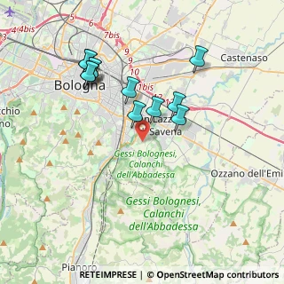 Mappa Via Giulio Gaist, 40139 Bologna BO, Italia (3.69333)