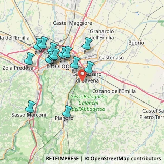 Mappa Via Giulio Gaist, 40139 Bologna BO, Italia (7.91857)