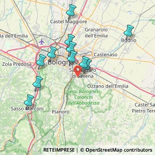 Mappa Via Giulio Gaist, 40139 Bologna BO, Italia (7.69909)