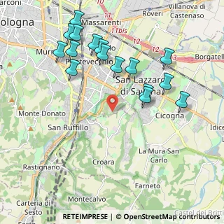 Mappa Via Giulio Gaist, 40139 Bologna BO, Italia (2.225)