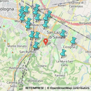 Mappa Via Giulio Gaist, 40139 Bologna BO, Italia (2.35053)