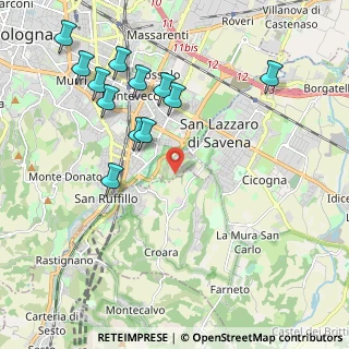 Mappa Via Giulio Gaist, 40139 Bologna BO, Italia (2.295)