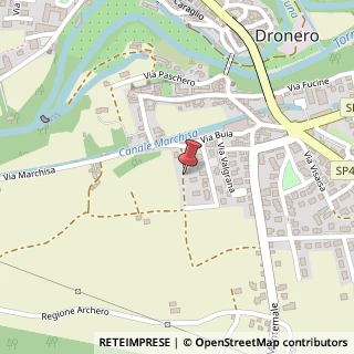 Mappa Via Ponza di San Martino, 13, 12025 Dronero CN, Italia, 12025 Dronero, Cuneo (Piemonte)