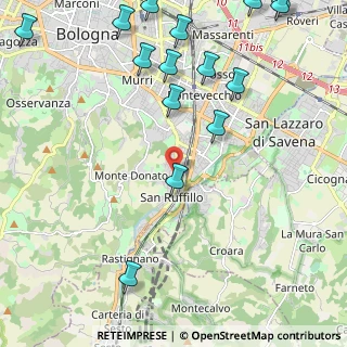 Mappa Via Toscana, 40137 Bologna BO, Italia (3.012)